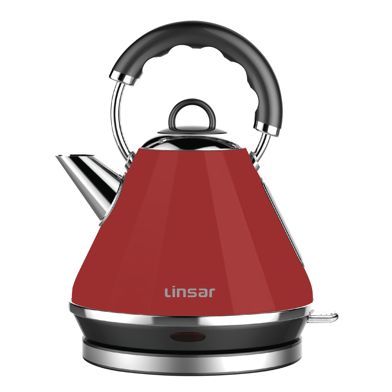 Linsar 1.7 Litre Pyramid Kettle - Red thumbnail image