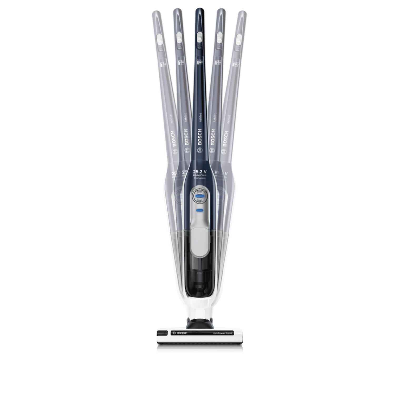 Bosch BCH6HYGGB Athlet ProHygienic Cordless Vacuum Cleaner - White - 60 Minute Run Time thumbnail image