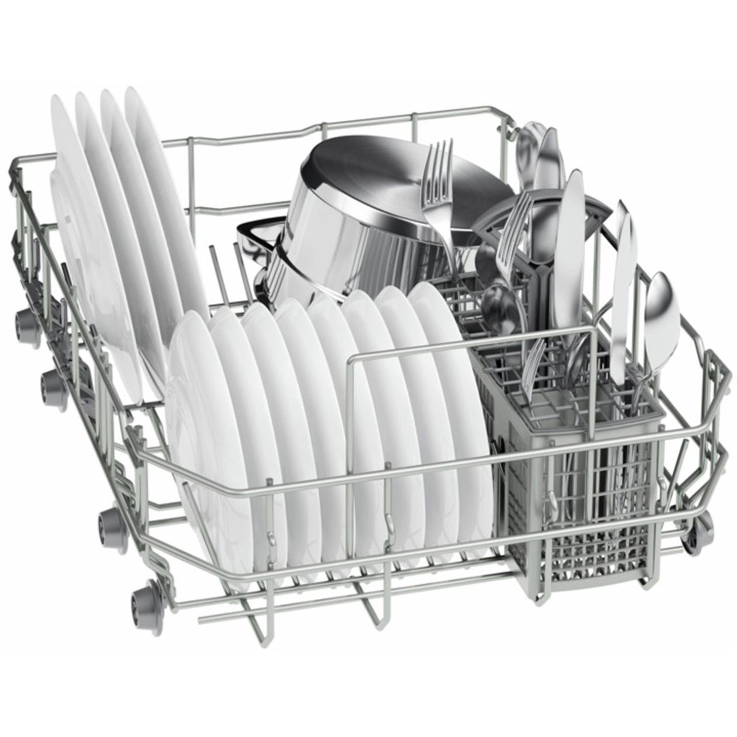 Bosch Slimline Dishwasher - White - A+ Rated thumbnail image