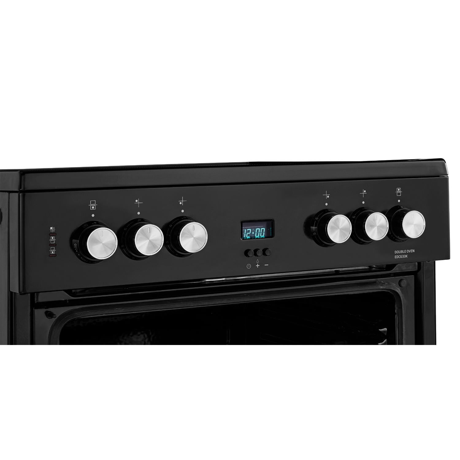 Beko EDC633K 60cm Electric Double Oven with Ceramic Hob - Black thumbnail image