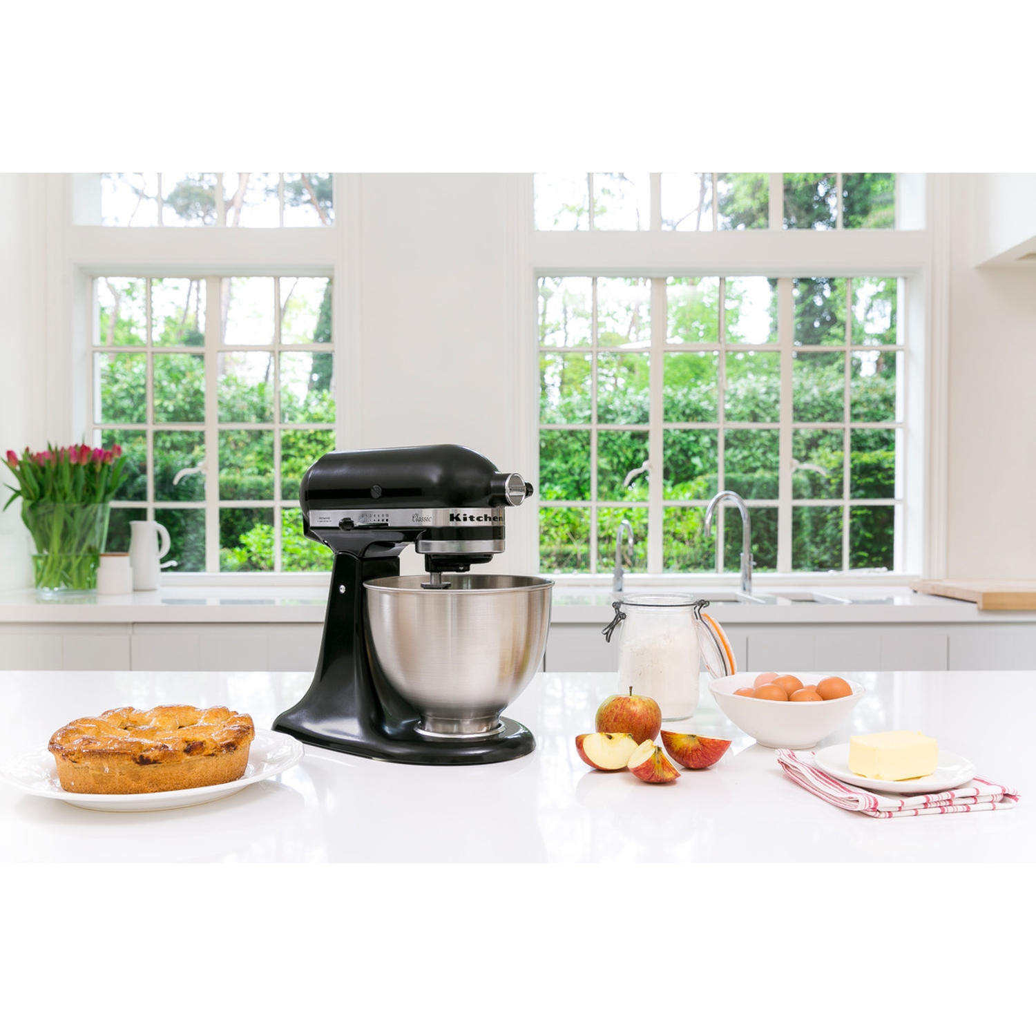 KitchenAid Classic Stand Mixer - 4.3 Litre Bowl - Black thumbnail image