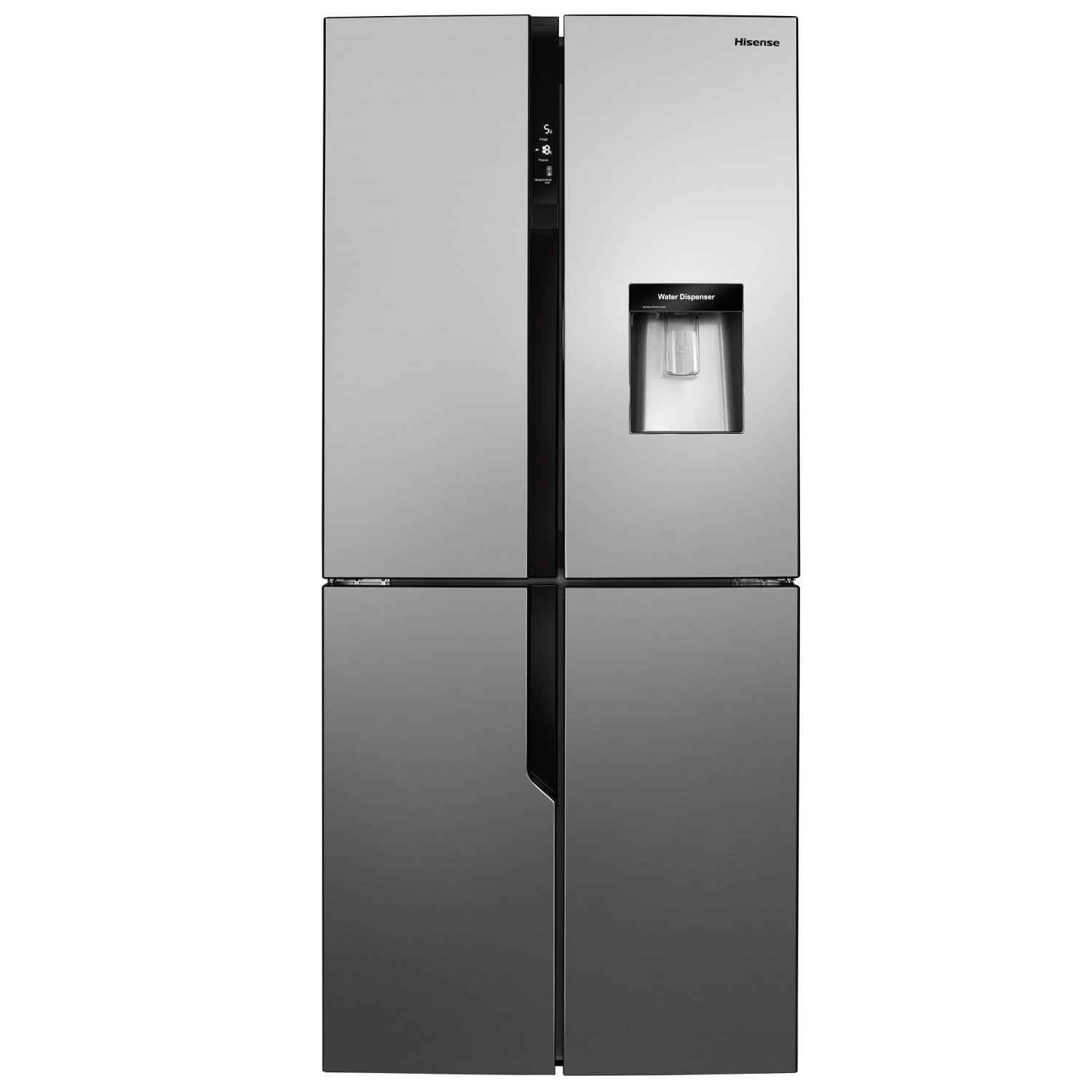 Hisense RQ560N4WC1 American Style Fridge Freezer - Stainless Steel Effect thumbnail image