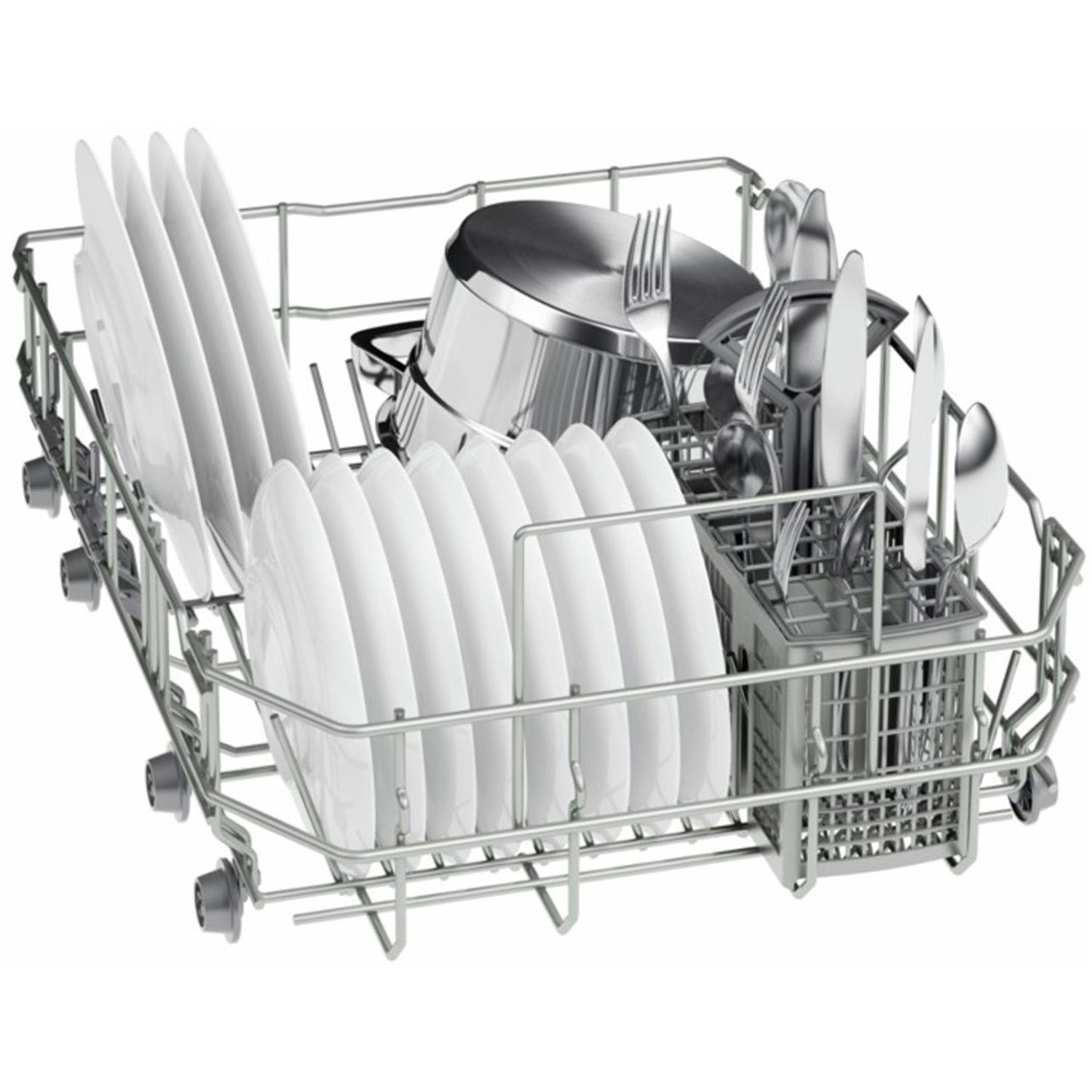 Bosch Slimline Dishwasher - White - A+ Rated - 3