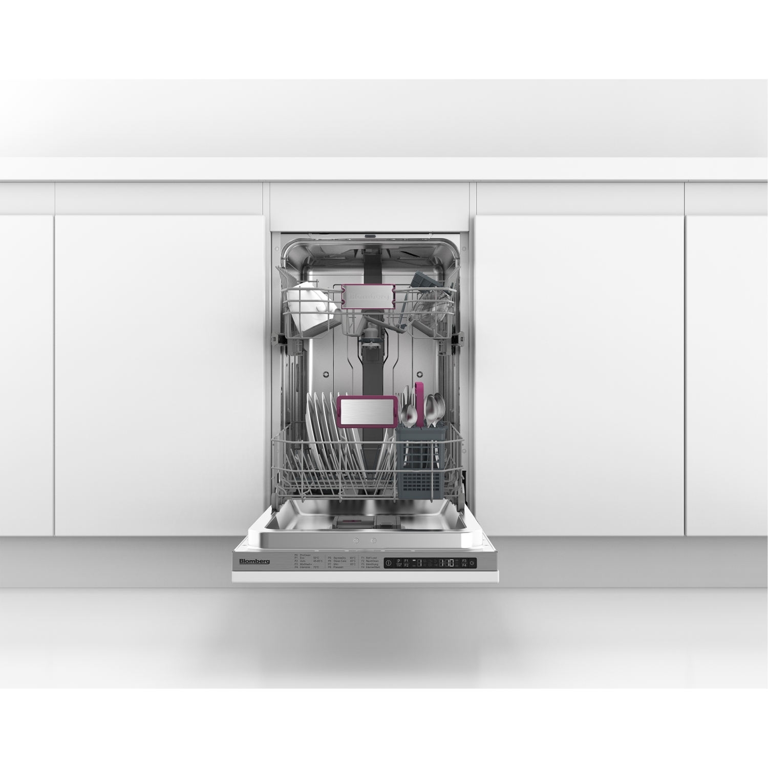 Blomberg LDV02284 Integrated Slimline Dishwasher - 10 Place Settings - 0