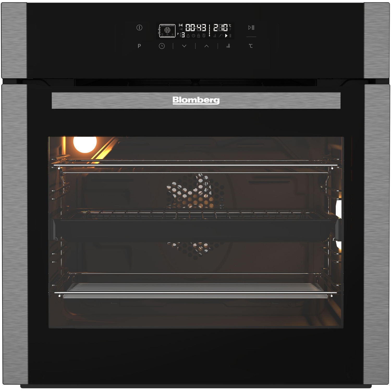 Blomberg Built In Multifunction Pyro Programmable Electric Single Oven - S/Steel - A+ Rated - 0