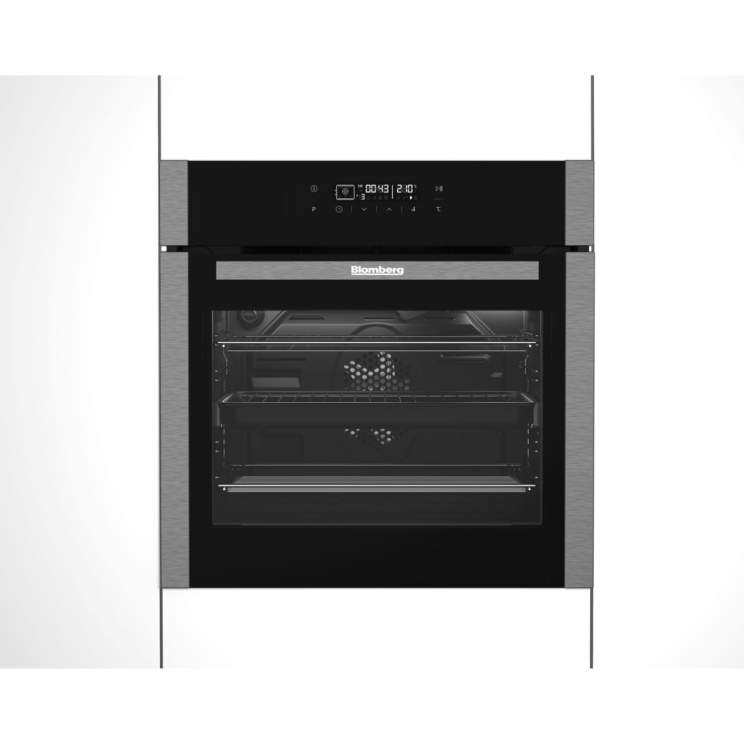 Blomberg Built In Multifunction Pyro Programmable Electric Single Oven - S/Steel - A+ Rated - 2