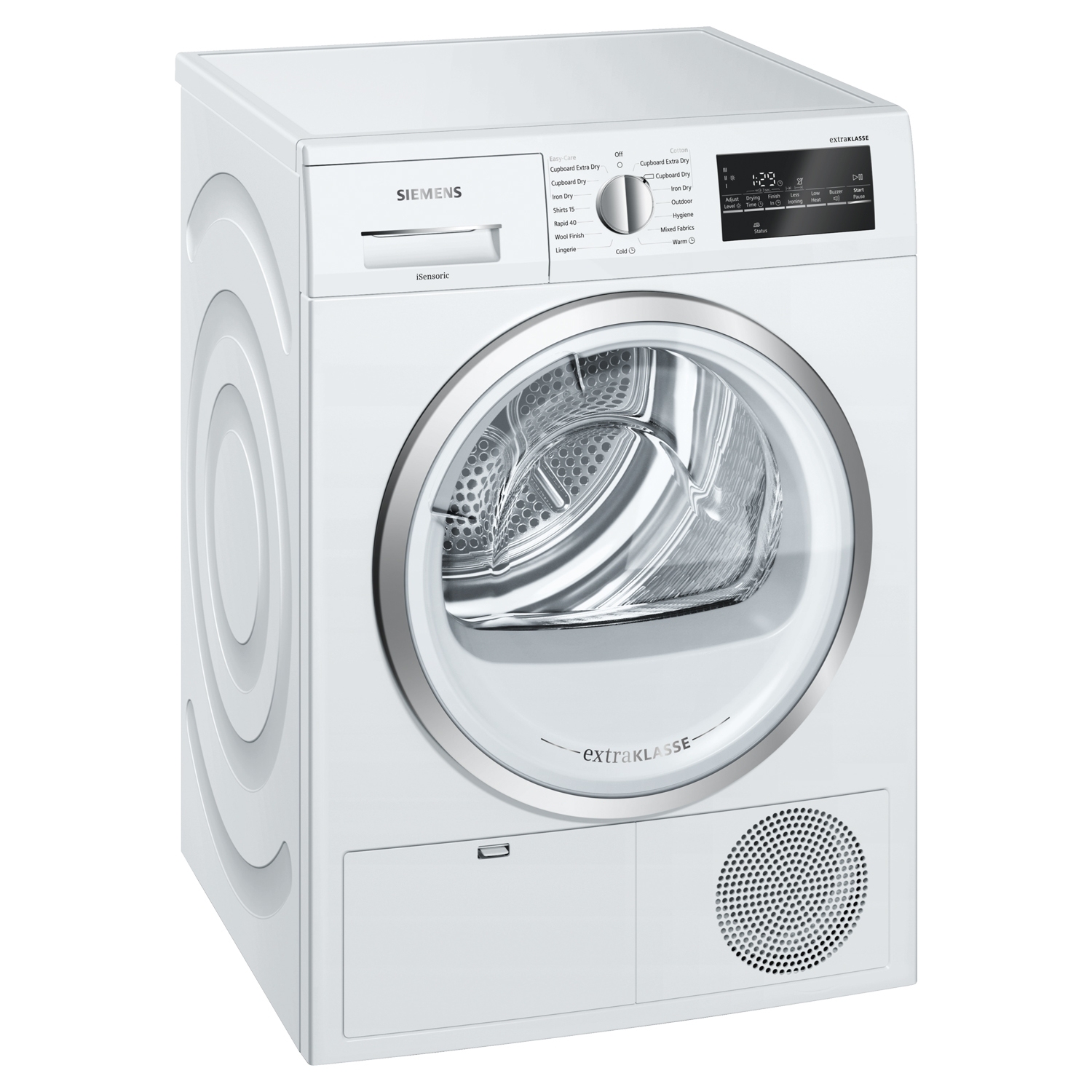 Siemens extraKlasse WT46G491GB iQ500 9kg Condenser Tumble Dryer - White - 1