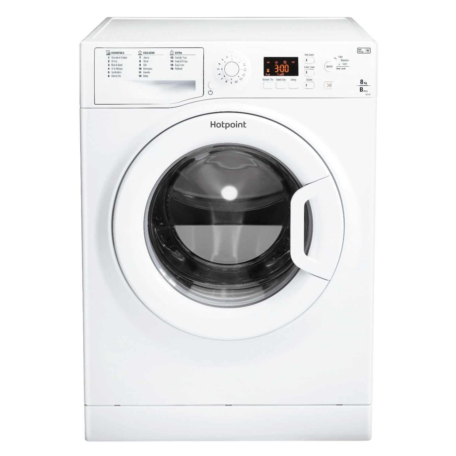 Hotpoint 8kg Condenser Tumble Dryer - White - B Rated - 1