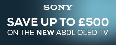 Sony SAVE up to £500 on the new 2023 A80L BRAVIA XR OLED TV