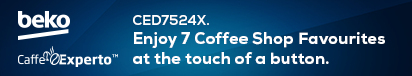 Beko CED7524X Espresso Machine with Integrated Grinder and Milk Cup - Silver