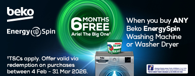 Beko EnergySpin Gift with Purchase