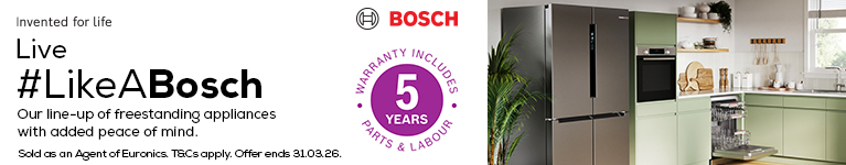 Bosch 5 Year Warranty promotion