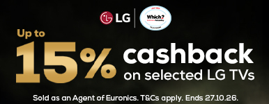 LG Up to 15% Cashback