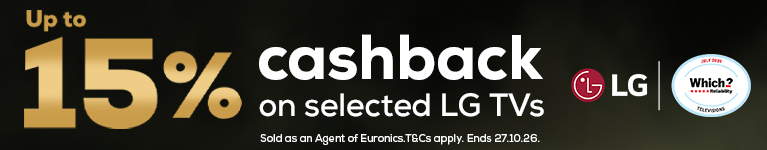 LG Up to 15% Cashback