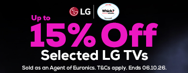 LG Up to 15% Off Selected TVs