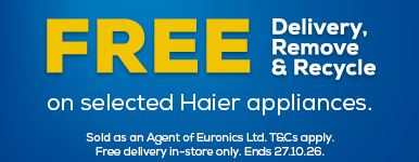 Haier Free Delivery, Remove & Recycle