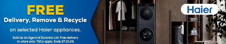 Haier Free Delivery, Remove & Recycle
