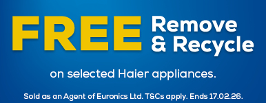 Haier Free Remove & Recycle promotion