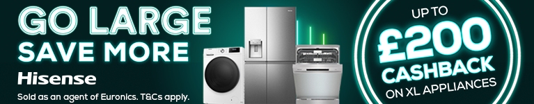 Hisense (Go large, save more) cashback promotion