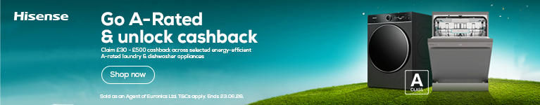 Hisense A-Rated Cashback