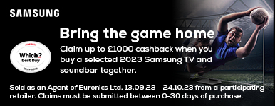 Samsung Cashback Bundle Promotion via redemption