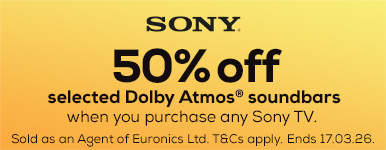  Sony 50% off Soundbars