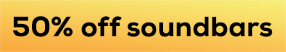  Sony 50% off Soundbars